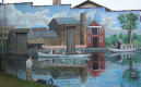 Erie Canal mural By Dawn Jordan
